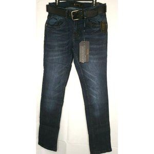 Modern Fit Stretch Jeans Men Dark Blue F6 M Brand
